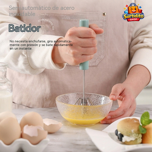 Batidor Manual Giratorio