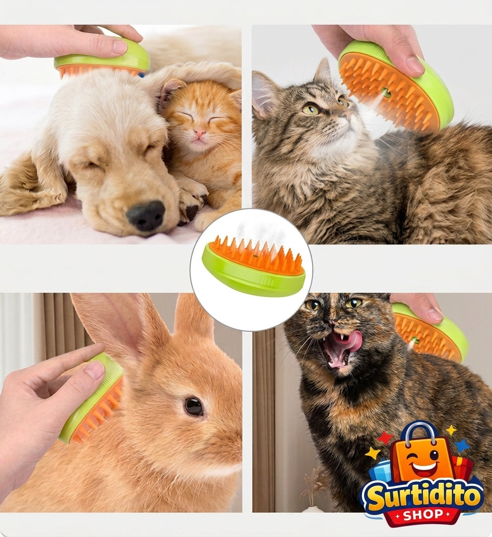 Cepillo a vapor para mascotas🎁