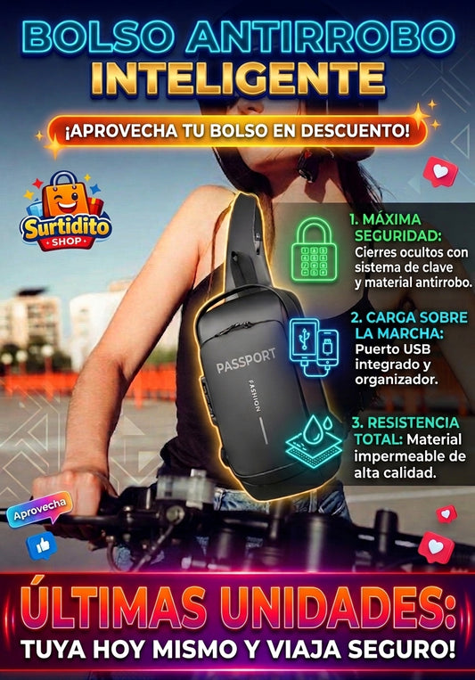 Bolso Antirrobo inteligente 🔥