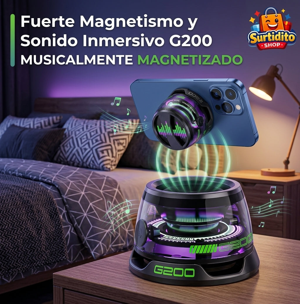 Parlante Bluetooth Magnético Portátil